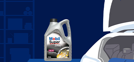 Banner showing 10W-40 engine oil