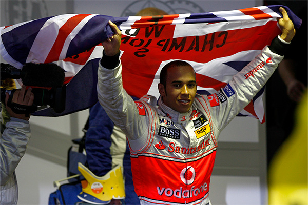 Lewis Hamilton, Brazilian Grand Prix, 2008