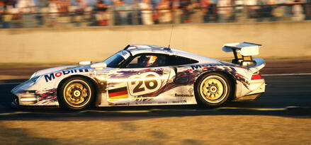 Porsche race car track image