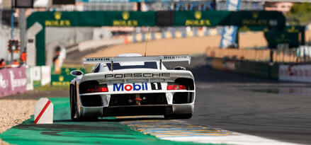 Porsche race car track image