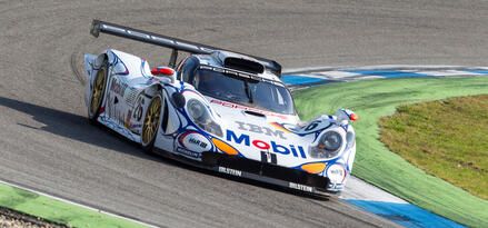 Porsche race car track image